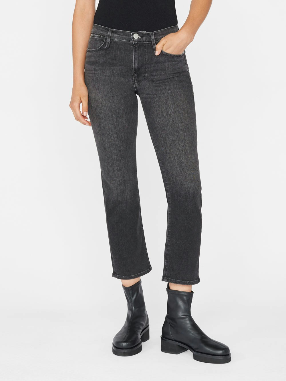 jeans front view